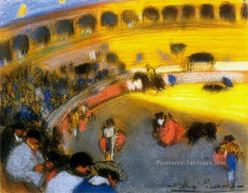 Bullfight 1901 cubism Pablo Picasso Peinture à l'huile